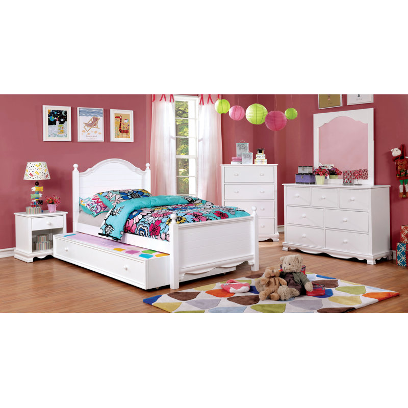 Harriet Bee Eiler Solid Wood 5 Piece Bedroom Set & Reviews Wayfair